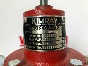 3" Kimray 312 FGT BP-NV Back Pressure Regulator